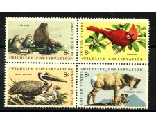 1972 - STATI UNITI - ANIMALI PROTETTI 4v. - NUOVI - LOTTO/35663 1972 - STATI UNITI - ANIMALI PROTETTI 4v. - NUOVI - LOTTO/35663