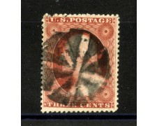 1857/61 - STATI UNITI - LOTTO/40808 - 3 Cent. ROSSO OPACO - USATO 1857/61 - STATI UNITI - LOTTO/40808 - 3 Cent. ROSSO OPACO - USATO