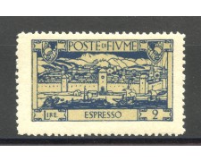 1922 - FIUME - LOTTO/39796 - 2 LIRE ESPRESSO SAN VITO - NUOVO 1922 - FIUME - LOTTO/39796 - 2 LIRE ESPRESSO SAN VITO - NUOVO