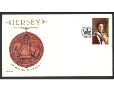 1983 - JERSEY - LOTTO/41759 - RITRATTO DELLA REGINA ELISABETTA - BUSTA FDC 1983 - JERSEY - LOTTO/41759 - RITRATTO DELLA REGINA ELISABETTA - BUSTA FDC
