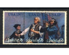 1976 - STATI UNITI - BICENTENARIO DELLA RIVOLUZIONE 3v. - NUOVI - LOTTO/35673 1976 - STATI UNITI - BICENTENARIO DELLA RIVOLUZIONE 3v. - NUOVI - LOTTO/35673