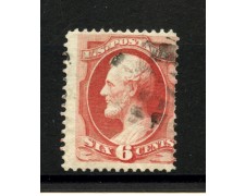 1873 - STATI UNITI - LOTTO/41519 - 6 CENT. A. LINCOLN - USATO 1873 - STATI UNITI - LOTTO/41519 - 6 CENT. A. LINCOLN - USATO