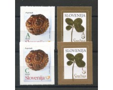 2011 - SLOVENIA - NATALE E NUOVO ANNO  4v. - NUOVI ADESIVI - LOTTO/34494