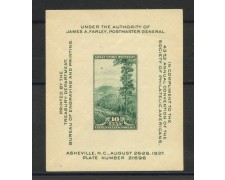 1937 - STATI UNITI - ASHEVILLE - FOGLIETTO - NUOVO - LOTTO/35651 1937 - STATI UNITI - ASHEVILLE - FOGLIETTO - NUOVO - LOTTO/35651