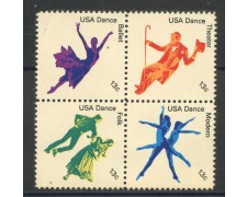 1978 - STATI UNITI - DANZE AMERICANE 4v. - NUOVI - LOTTO/35680 1978 - STATI UNITI - DANZE AMERICANE 4v. - NUOVI - LOTTO/35680