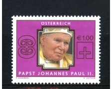 2005 - AUSTRIA - LOTTO/42022 - PAPA GIOVANNI PAOLO II° - NUOVO
