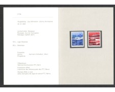 1991 - SVIZZERA - LOTTO/43434F - LAGHI ALPINI 2v. NUOVI SU FOLDER DELLE POSTE 1991 - SVIZZERA - LOTTO/43434F - LAGHI ALPINI 2v. NUOVI SU FOLDER DELLE POSTE