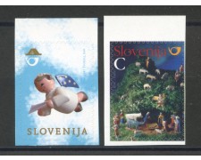 2012 - SLOVENIA - NATALE   II° tipo 2v. - NUOVI ADESIVI - LOTTO/34524