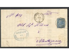 1878 - REGNO - LOTTO/40296 - 10 cent. AZZURRO SU BUSTA DA ALBAREDO D'ADIGE 1878 - REGNO - LOTTO/40296 - 10 cent. AZZURRO SU BUSTA DA ALBAREDO D'ADIGE