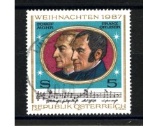 1987 - AUSTRIA - NATALE - USATO - LOTTO/39552