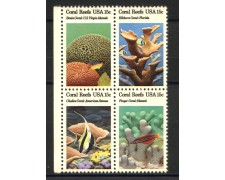 1980 - STATI UNITI - FAUNA CORALLINA 4v. - NUOVI - LOTTO/35687 1980 - STATI UNITI - FAUNA CORALLINA 4v. - NUOVI - LOTTO/35687