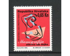 1995 - CROAZIA - BENEFICENZA - LOTTA CONTRO IL CANCRO - NUOVO - LOTTO/32682