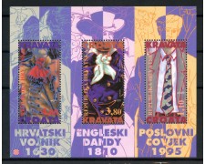1995 - CROAZIA - CRAVATTE  FOGLIETTO - NUOVO - LOTTO/32683