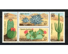 1981 - STATI UNITI - PIANTE DEL DESERTO 4v. - NUOVI - LOTTO/35694 1981 - STATI UNITI - PIANTE DEL DESERTO 4v. - NUOVI - LOTTO/35694