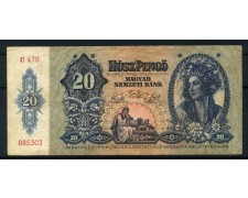 1941 - UNGHERIA - LOTTO/47441 - BANCONOTA 20 PENGO 1941 - UNGHERIA - LOTTO/47441 - BANCONOTA 20 PENGO
