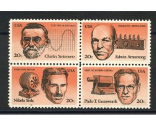 1983 - STATI UNITI - INVENTORI AMERICANI 4v. - NUOVI - LOTTO/35698 1983 - STATI UNITI - INVENTORI AMERICANI 4v. - NUOVI - LOTTO/35698