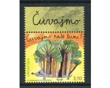 2018 - CROAZIA - PROTEZIONE FORESTE - NUOVO - LOTTO/33323