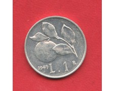 1949 - REPUBBLICA - LOTTO/M41030 - 1 LIRA ARANCIA 1949 - REPUBBLICA - LOTTO/M41030 - 1 LIRA ARANCIA