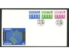 1984 - JERSEY - LOTTO/41795 - EUROPA 3v. - BUSTA FDC 1984 - JERSEY - LOTTO/41795 - EUROPA 3v. - BUSTA FDC