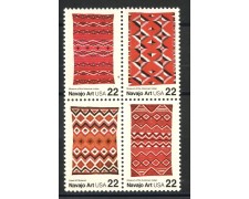 1986 - STATI UNITI - ARTE NAVAJO 4v. - NUOVI - LOTTO/35706 1986 - STATI UNITI - ARTE NAVAJO 4v. - NUOVI - LOTTO/35706