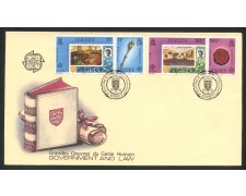 1983 - JERSEY - LOTTO/41796 - EUROPA 4v. - BUSTA FDC 1983 - JERSEY - LOTTO/41796 - EUROPA 4v. - BUSTA FDC