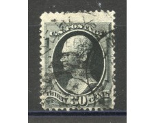 1879 - STATI UNITI - LOTTO/40848 - 30 CENT. GRIGIO NERO A.HAMILTON - USATO 1879 - STATI UNITI - LOTTO/40848 - 30 CENT. GRIGIO NERO A.HAMILTON - USATO