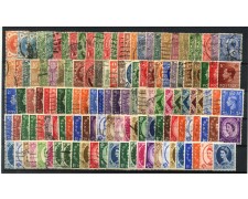 GRAN BRETAGNA - LOTTO/42892 - INSIEME DI 175  FRANCOBOLLI USATI e/o NUOVI