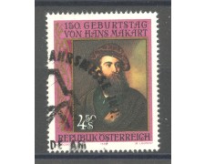1990 - AUSTRIA - HANS MAKART - USATO - LOTTO/39598