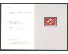 1990 - SVIZZERA - LOTTO/43421F - CENSIMENTO FEDERALE 1v. NUOVO SU FOLDER DELLE POSTE 1990 - SVIZZERA - LOTTO/43421F - CENSIMENTO FEDERALE 1v. NUOVO SU FOLDER DELLE POSTE