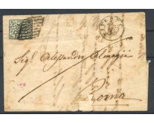 1866 - STATO PONTIFICIO - LOTTO/41053 - 2 BAJ VERDE SU LETTERA PER ROMA 1866 - STATO PONTIFICIO - LOTTO/41053 - 2 BAJ VERDE SU LETTERA PER ROMA
