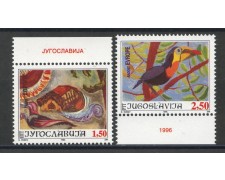 1996 - JUGOSLAVIA - GIOIA D'EUROPA 2v. - NUOVI - LOTTO/35454 1996 - JUGOSLAVIA - GIOIA D'EUROPA 2v. - NUOVI - LOTTO/35454