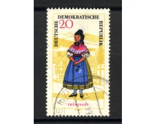1964 - GERMANIA DDR - 20p. COSTUMI - USATO - LOTTO/36199 1964 - GERMANIA DDR - 20p. COSTUMI - USATO - LOTTO/36199