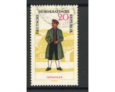 1964 - GERMANIA DDR - 20p. COSTUMI - USATO - LOTTO/36200 1964 - GERMANIA DDR - 20p. COSTUMI - USATO - LOTTO/36200