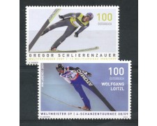 2009 - AUSTRIA - SALTATORI CON GLI SCI 2v. - NUOVI - LOTTO/33495
