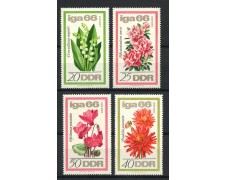 1966 - GERMANIA DDR - EXPO ORTOFLORICOLTURA 4v. - NUOVI - LOTTO/36215 1966 - GERMANIA DDR - EXPO ORTOFLORICOLTURA 4v. - NUOVI - LOTTO/36215