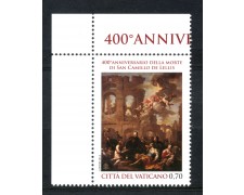 2014 - VATICANO - SAN CAMILLO DE LELLIS - NUOVO - LOTTO/30717 2014 - VATICANO - SAN CAMILLO DE LELLIS - NUOVO - LOTTO/30717