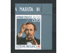 2014 - VATICANO - RICHARD STRAUSS - NUOVO - LOTTO/30720 2014 - VATICANO - RICHARD STRAUSS - NUOVO - LOTTO/30720