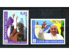 2014 - VATICANO - VIAGGI DEL PAPA 2v. - NUOVI - LOTTO/30723 2014 - VATICANO - VIAGGI DEL PAPA 2v. - NUOVI - LOTTO/30723