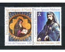 2015 - VATICANO - SANTI GREGORIO DI NAREK E MALOYAN 2v. - NUOVI - LOTTO/30728 2015 - VATICANO - SANTI GREGORIO DI NAREK E MALOYAN 2v. - NUOVI - LOTTO/30728
