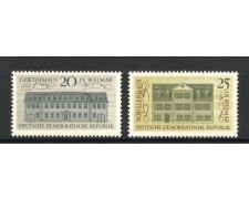 1967 - GERMANIA DDR - CASE CELEBRI 2v. - NUOVI - LOTTO/36253 1967 - GERMANIA DDR - CASE CELEBRI 2v. - NUOVI - LOTTO/36253