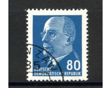 1967 - GERMANIA DDR - 80p. PRESIDENTE ULBRICHT - USATO - LOTTO/36254 1967 - GERMANIA DDR - 80p. PRESIDENTE ULBRICHT - USATO - LOTTO/36254