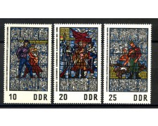 1968 - GERMANIA DDR - PITTURE SU VETRO 3v. - NUOVI - LOTTO/36260 1968 - GERMANIA DDR - PITTURE SU VETRO 3v. - NUOVI - LOTTO/36260