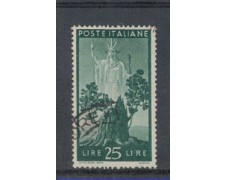 1945 - LOTTO/6003U - REPUBBLICA - 25 LIRE DEMOCRATICA USATO
