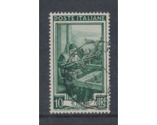 1950 - LOTTO/6120U - REPUBBLICA - 10 LIRE ITALIA AL LAVORO USATO