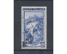 1950 - LOTTO/6129U - REPUBBLICA - 55 LIRE ITALIA AL LAVORO USATO