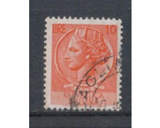 1953 - LOTTO/6202U - REPUBBLICA 10 LIRE SIRACUSANA USATO 1953 - LOTTO/6202U - REPUBBLICA 10 LIRE SIRACUSANA USATO