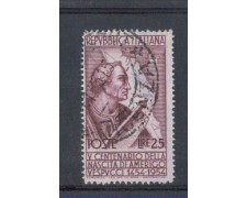 1954 - LOTTO/6248UA - REPUBBLICA - 25 L. VESPUCCI USATO