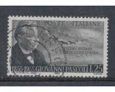 1955 - LOTTO/6294U - REPUBBLICA - 25 L. G.PASCOLI USATO