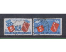 1959 - LOTTO/6347U - REPUBBLICA - ROMA-PARIGI USATI 1959 - LOTTO/6347U - REPUBBLICA - ROMA-PARIGI USATI