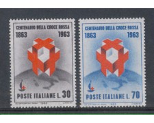 1963 - LOTTO/6416 - REPUBBLICA - CROCE ROSSA 2v.